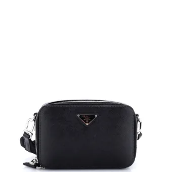 Prada Brique Camera Crossbody Bag Saffiano Leather Mini